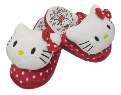 Pantuflas Hello Kitty Original Adulto Sanrio Talla 20 Al 26