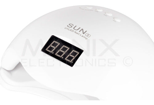 Lampara De Uñas Profesional Digital Sun 5 Original 100% 48w Led Uv Sensor De Presencia Envío Gratis