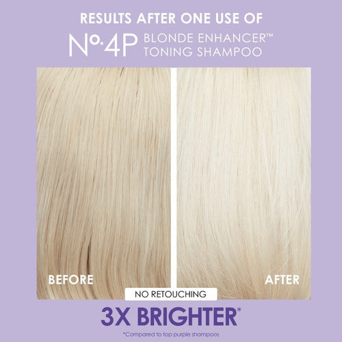 Olaplex® No.4p Blonde Enhancer Shampoo Matizador P/rubios