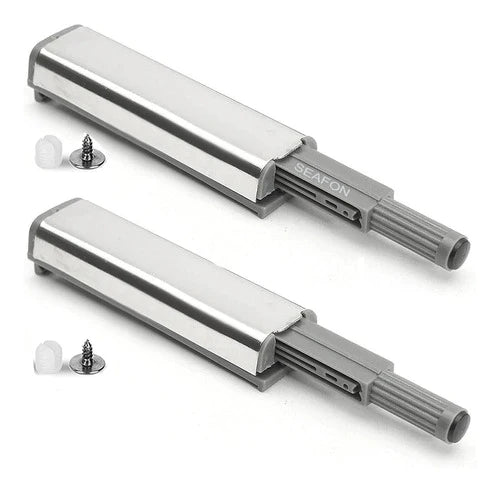 10 Bisagras Magneticas Piston Metalico Push Open Armario