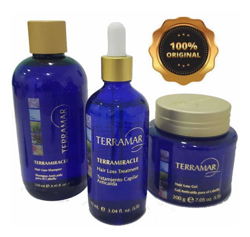 Tratamiento Anti Caída Terramar + Shampoo + Gel Original