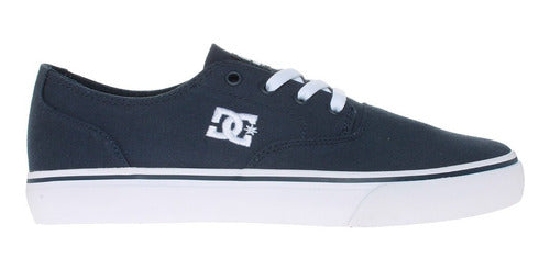Tenis Dc Shoes Mujer Flash 2 Tx Azul Skate Adys300242nwh