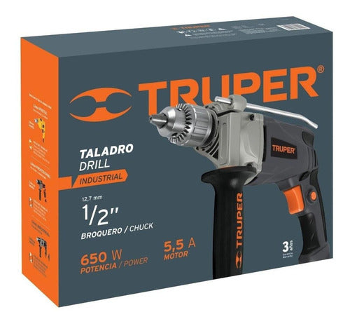 Taladro Industrial 1/2 650w Truper 16665
