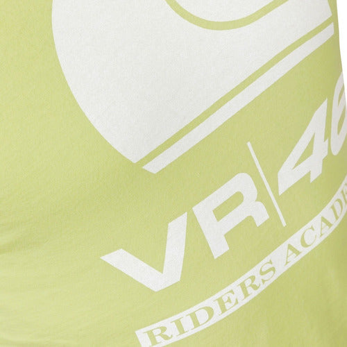 Playera Casual Vr46 Rider Academy Amarillo Licencia Oficial
