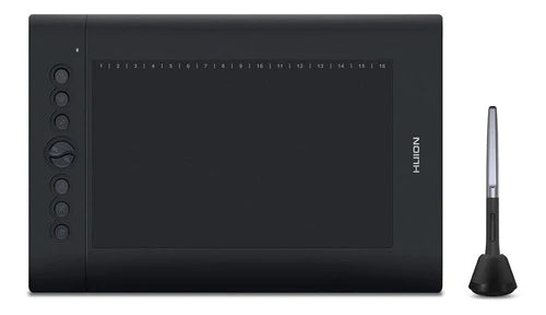 Tableta Digitalizadora Huion Inspiroy H610 Pro V2  Black