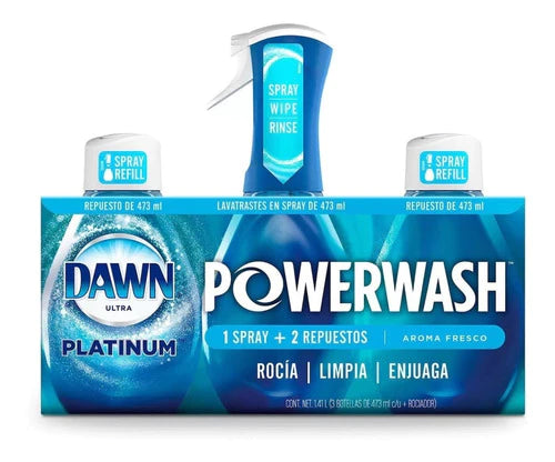 Dawn Platinum Powerwash Jabon En Espuma Para Platos 3 Pack