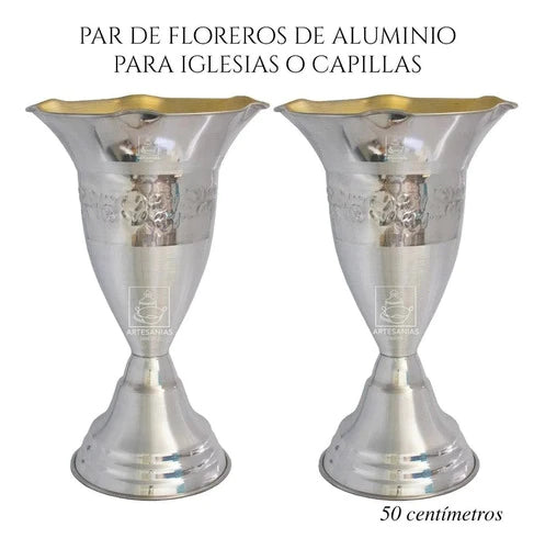 Floreros O Jarrones 50 Cm (par) Iglesia O Capilla