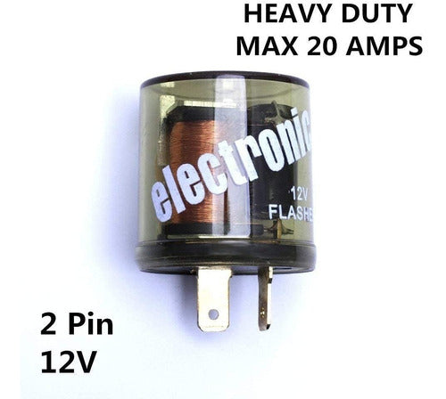 Destellador Electrónico Led Compatible Con Relé, 12 V
