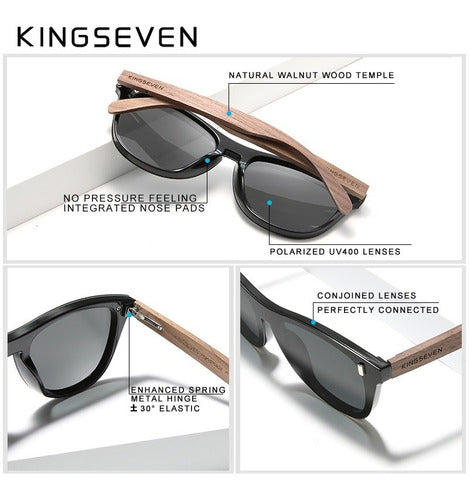 Gafas Polarizados Lentes De Sol Originales Premium Kingseven