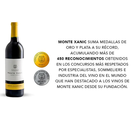 Monte Xanic Cabernet Merlot Vino Tinto Mexicano 750 Ml.