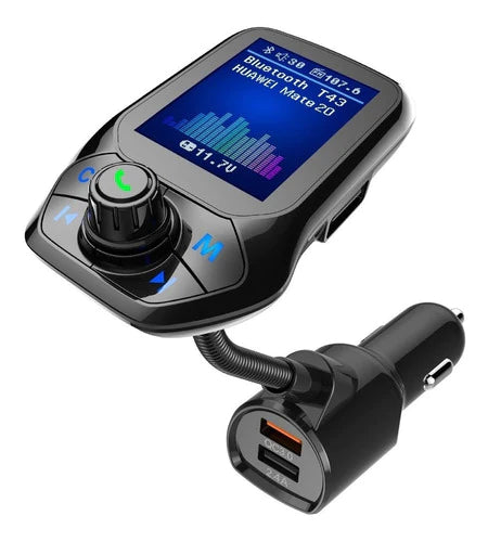 Bluetooth 5.0 Car Fm Transmitter Player Receiver