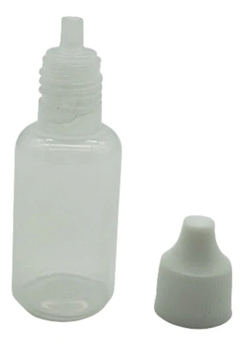 Gotero Polietileno Plastico Natural 15ml Tapa Inser (100 Pz)