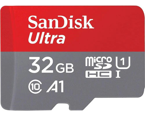 Memoria Flash Sandisk Ultra, 32gb Microsdhc Uhs-i Clase 10,