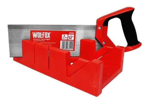 Caja De Inglete Con Serrucho 12 Pulgadas Wolfox Wf0609