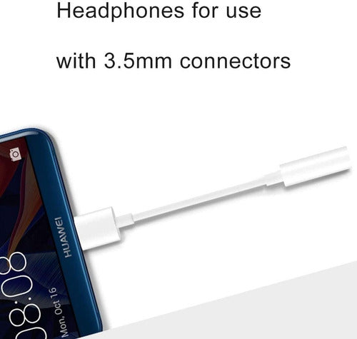 Adaptador Huawei Para Auriculares Usb-c// 3.5mm Audio Jack
