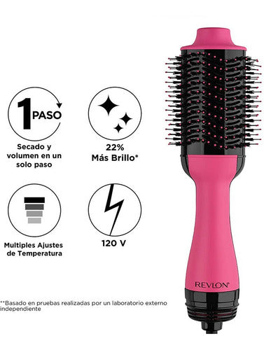 Cepillo Revlon Salon One-step Secador Voluminizador - Rosa
