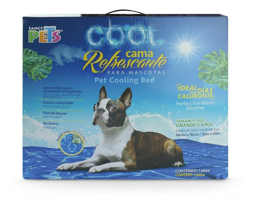 Cama Refrescante Para Mascotas Grande Cool Gel Frio