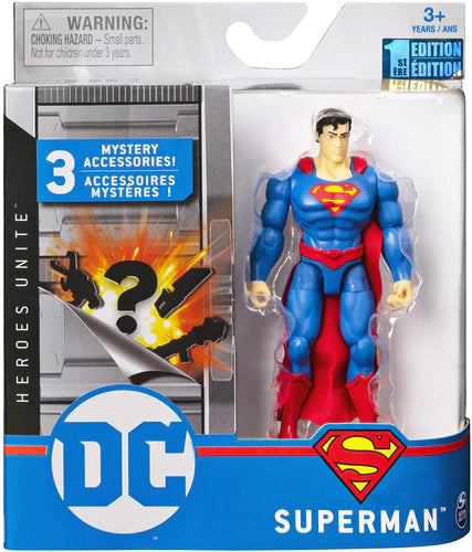 Dc Universe Figura Super Man Clasico, 10cm