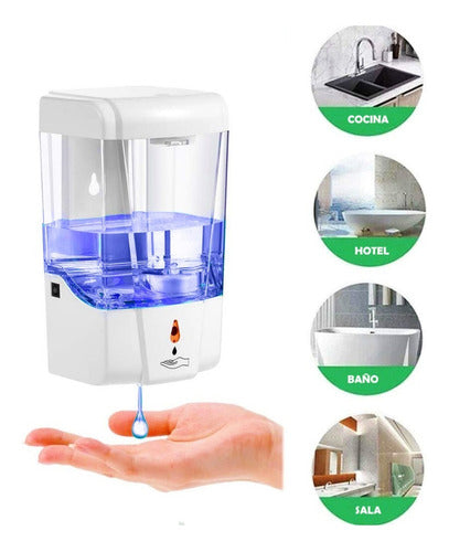 Despachador Automático De Gel Antibacterial Y Jabón Liquido