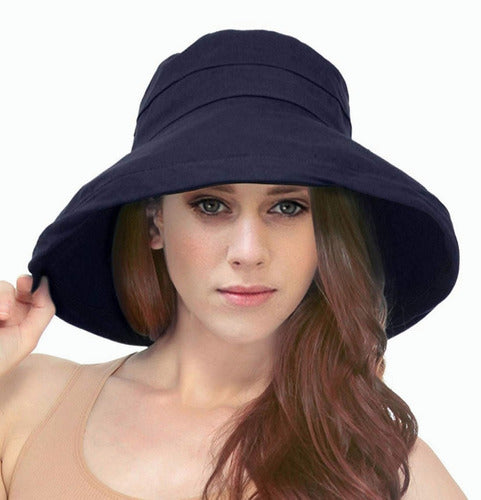 Sombrero Explorador De Mujer Sol Protección Uv