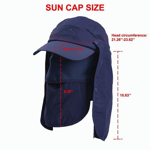 Sombreros Para El Sol,plegables Con Velo Protección(upf 50+)