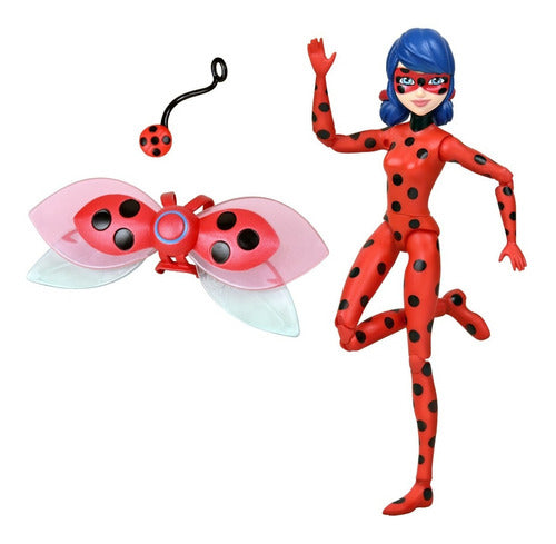 Miraculous Set 4 Figuras Ladybug, Marinete, Catnoir Y Queen