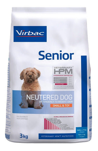 Alimento Virbac Hpm Senior Neutered Dog Small & Toy 3 Kg