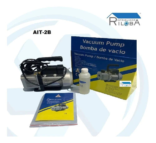 Bomba De Vacío 1/4hp  Y Manómetros Económicos Marca Gb (kit)