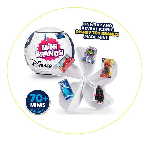 4 Mini Brands Disney Store 5 Sorpresas Series1 Pixar Marvel