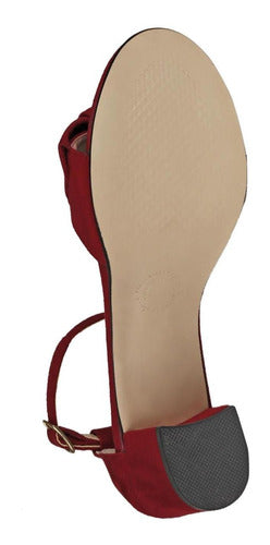 Sandalia Moda Mujer Salvaje Tentación Rojo 23503010 Tipo Ant