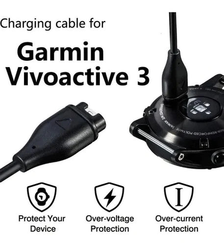 Cable Cargador Garmin Vivoactive 3, Clip De Carga Datos Usb