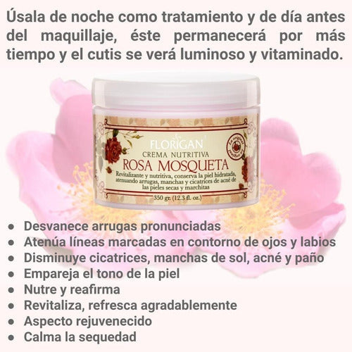 Crema Antiedad Rosa Mosqueta + Aceite Rosa Desvanece Estrías