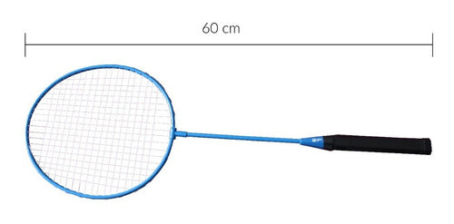 Juego De Badminton 2 Raquetas Y 1 Gallito