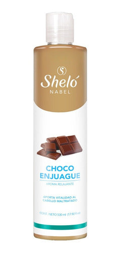 Chocolate Shelo Kit Fuerza Capilar Shampoo+enjuague+colágeno