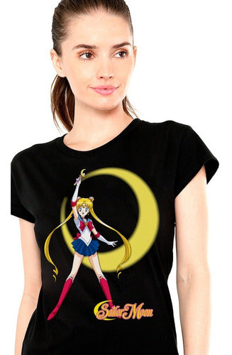 Blusa Sailor Moon Por El Poder Del Prima Luna Original Toxic