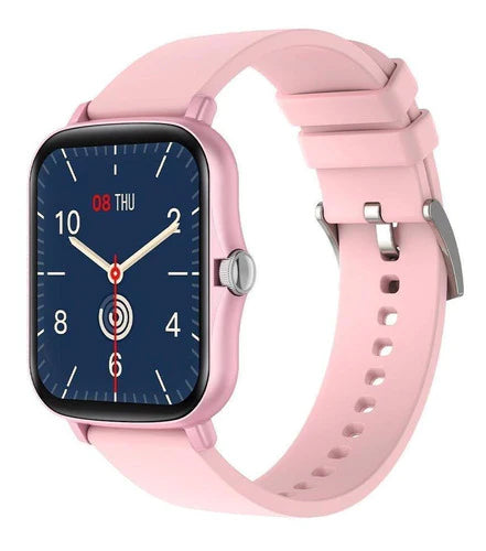 Smartwatch Colmi P8 Plus 1.69  Caja De  Aleación De Zinc  Pink, Malla  Pink De  Silicona