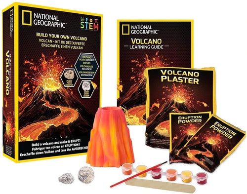 National Geographic Kit Para Hacer Un Volcan De Yeso