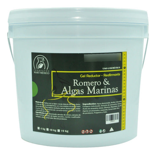 Gel Corporal De Romero & Algas Marinas (4 Kilos)