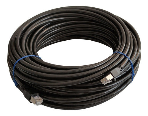 Cable Ethernet Cat 6 Exterior Blindado 40 Metros 100% Cobre