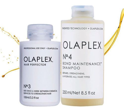 Olaplex Kit No. 3 Y No. 4 Tratamiento Intensivo Y Shampoo