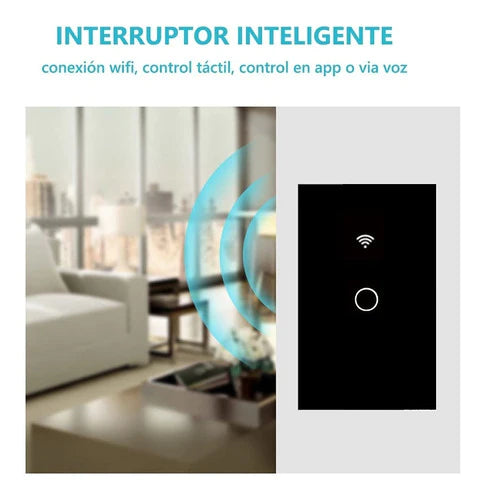 Interruptor De Luz De Pared Inteligente Wifi (1 Vía)