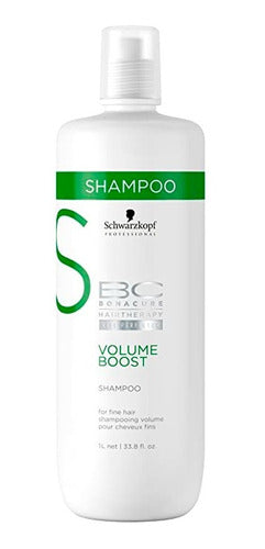 Shampoo Volumen Para Cabello Fino Bonacure Schwarzkopf 1 Lt