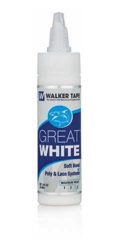 Pegamento Blanco Great White 1.4oz. Para Prótesis Capilar Walker Tape