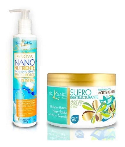 Nekane ® Termoprotector Alaciar Cabello Efecto Botox + Argan