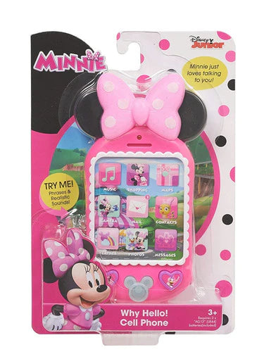 Minnie Just Play Happy Helpers - Teléfono Celular, Color Ros