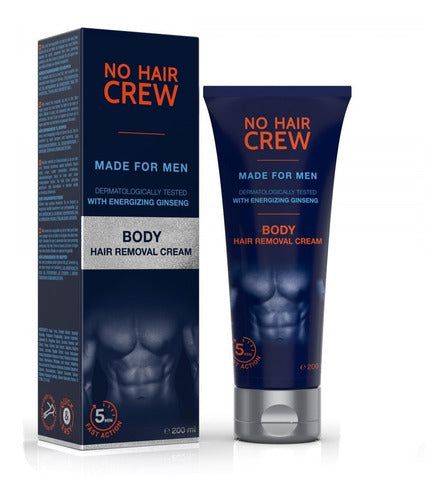 No Hair Crew Body Crema Depilatoria Corporal Para Hombre