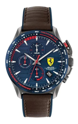 Reloj Ferrari Caballero Color Marrón 0830848 - S007