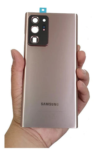 Tapa Trasera Samsung Note 20 Ultra Con Lente Cristal Camara