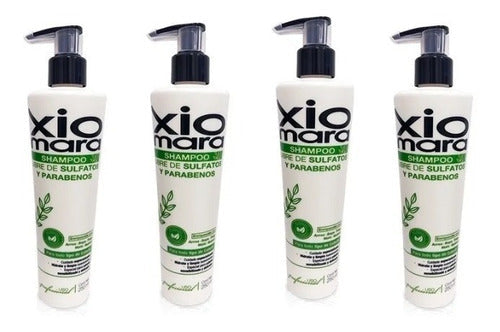 4 Pzas Xiomara Shampoo Libre De Sulfatos Y Parabenos 250ml