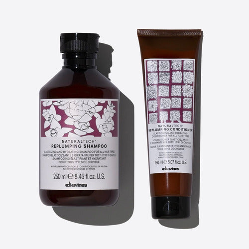 Davines Naturaltech Replumping Shampoo + Acondicionador Duo